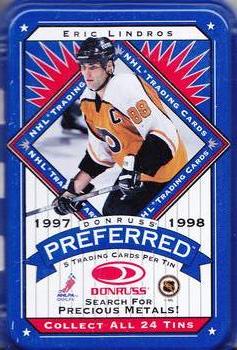 1997-98 Donruss Preferred - Tin Packs #1 Eric Lindros Front