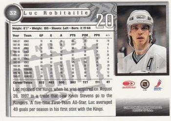 1997-98 Donruss Priority #32 Luc Robitaille Back