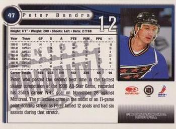 1997-98 Donruss Priority #47 Peter Bondra Back