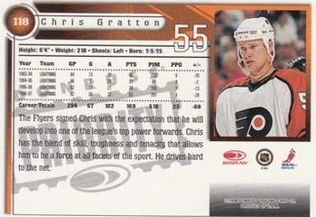 1997-98 Donruss Priority #118 Chris Gratton Back