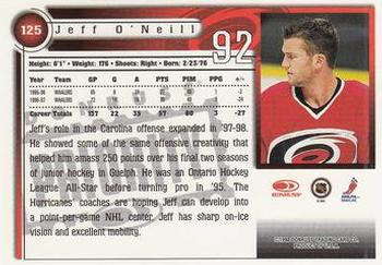 1997-98 Donruss Priority #125 Jeff O'Neill Back