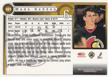 1997-98 Donruss Priority #131 Wade Redden Back