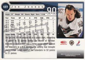 1997-98 Donruss Priority #137 Joe Juneau Back