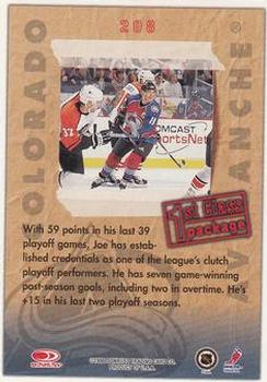 1997-98 Donruss Priority #208 Joe Sakic Back