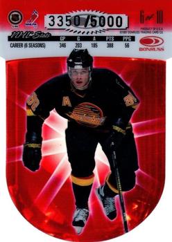 1997-98 Donruss - Red Alert #6 Pavel Bure Back