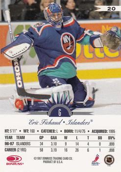 1997-98 Leaf #20 Eric Fichaud Back