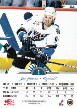 1997-98 Leaf #53 Joe Juneau Back