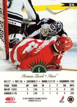 1997-98 Leaf #56 Roman Turek Back