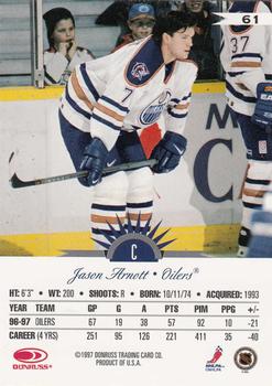 1997-98 Leaf #61 Jason Arnott Back