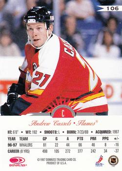1997-98 Leaf #106 Andrew Cassels Back