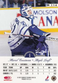 1997-98 Leaf #114 Marcel Cousineau Back