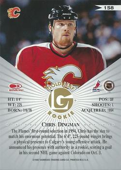1997-98 Leaf #158 Chris Dingman Back