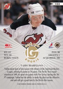 1997-98 Leaf #163 Vadim Sharifijanov Back