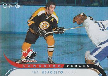 2009-10 O-Pee-Chee - Canadian Heroes Foil #CBH7 Phil Esposito  Front