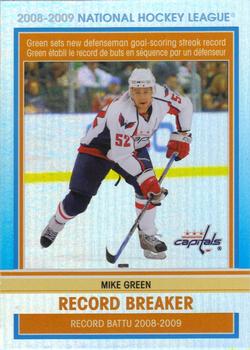 2009-10 O-Pee-Chee - Record Breakers #RB7 Mike Green Front