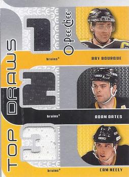 2009-10 O-Pee-Chee - Top Draws #TJ-BEES Ray Bourque / Adam Oates / Cam Neely Front