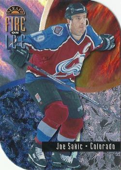 1997-98 Leaf - Fire on Ice #7 Joe Sakic Front
