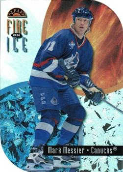 1997-98 Leaf - Fire on Ice #11 Mark Messier Front