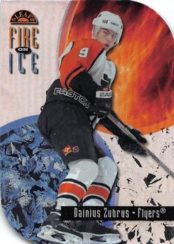 1997-98 Leaf - Fire on Ice #13 Dainius Zubrus Front