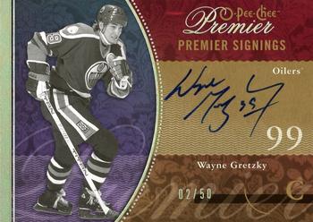 2009-10 O-Pee-Chee Premier - Signings #PS-WG Wayne Gretzky  Front