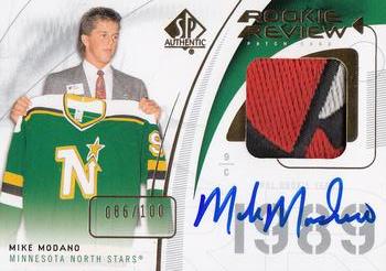 2009-10 SP Authentic - Rookie Review Auto Patches #RR-MM Mike Modano  Front