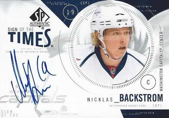 2009-10 SP Authentic - Sign of the Times #ST-NB Nicklas Backstrom Front