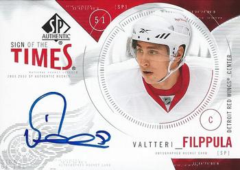 2009-10 SP Authentic - Sign of the Times #ST-VF Valtteri Filppula Front