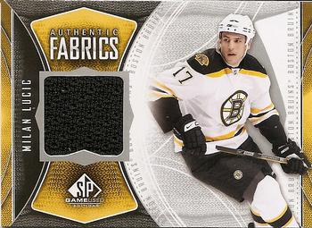 2009-10 SP Game Used - Authentic Fabrics #AF-ML Milan Lucic  Front