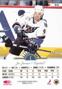 1997-98 Leaf International Stars #53 Joe Juneau Back