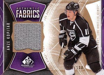2009-10 SP Game Used - Authentic Fabrics Gold #AF-AK Anze Kopitar  Front