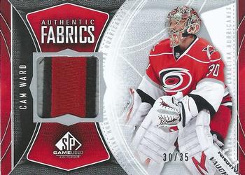 2009-10 SP Game Used - Authentic Fabrics Patches #AF-CW Cam Ward  Front
