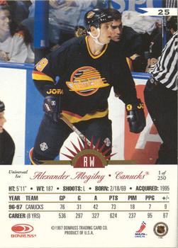1997-98 Leaf International Stars - Universal Ice #25 Alexander Mogilny Back