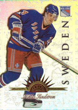 1997-98 Leaf International Stars - Universal Ice #36 Niklas Sundstrom Front