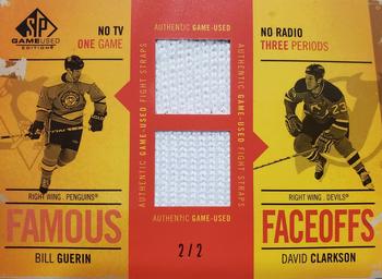 2009-10 SP Game Used - Fight Strap Combos #FSC-GC Bill Guerin / David Clarkson  Front