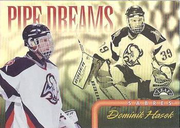 1997-98 Leaf - Pipe Dreams #1 Dominik Hasek Front
