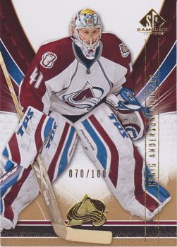 2009-10 SP Game Used - Gold #28 Craig Anderson  Front