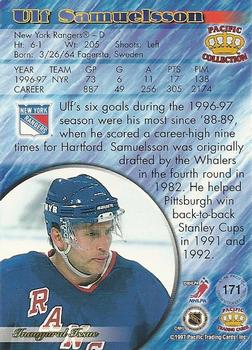 1997-98 Pacific Crown Collection #171 Ulf Samuelsson Back