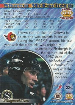 1997-98 Pacific Crown Collection #224 Shawn McEachern Back