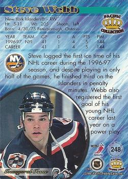1997-98 Pacific Crown Collection #248 Steve Webb Back