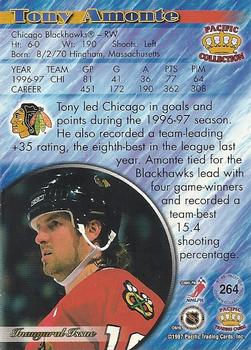 1997-98 Pacific Crown Collection #264 Tony Amonte Back
