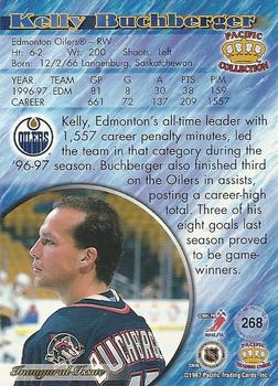1997-98 Pacific Crown Collection #268 Kelly Buchberger Back