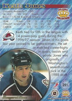 1997-98 Pacific Crown Collection #291 Keith Jones Back