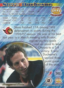 1997-98 Pacific Crown Collection #302 Steve Duchesne Back
