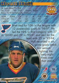 1997-98 Pacific Crown Collection #16 Brett Hull Back