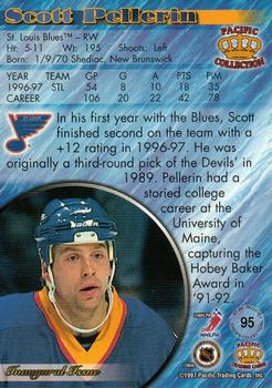 1997-98 Pacific Crown Collection #95 Scott Pellerin Back