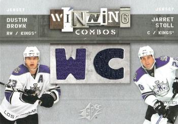 2009-10 SPx - Winning Combos #WC-SB Jarret Stoll / Dustin Brown  Front