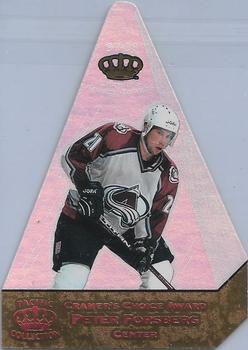 1997-98 Pacific Crown Collection - Cramer's Choice #4 Peter Forsberg Front