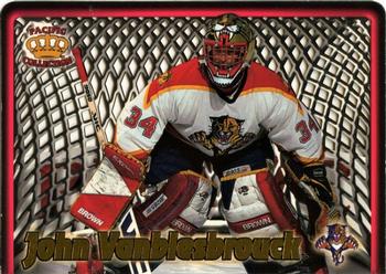 1997-98 Pacific Crown Collection - In the Cage Die Cuts #10 John Vanbiesbrouck Front