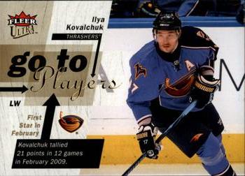 2009-10 Ultra - Go To Players #GT3 Ilya Kovalchuk  Front