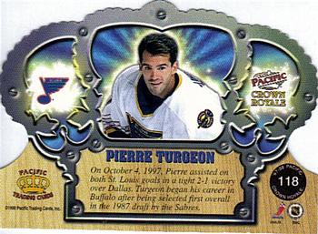 1997-98 Pacific Crown Royale #118 Pierre Turgeon Back